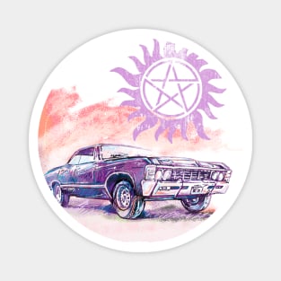 Bright 67 Impala Magnet